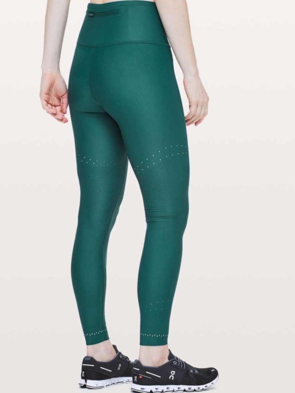 LULULEMON ZONED IN TIGHT SIZE 6 GREEN JASPER